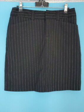 Tangents Skirt Size 3/4 Stretch Short Pinstripe Pencil Lined